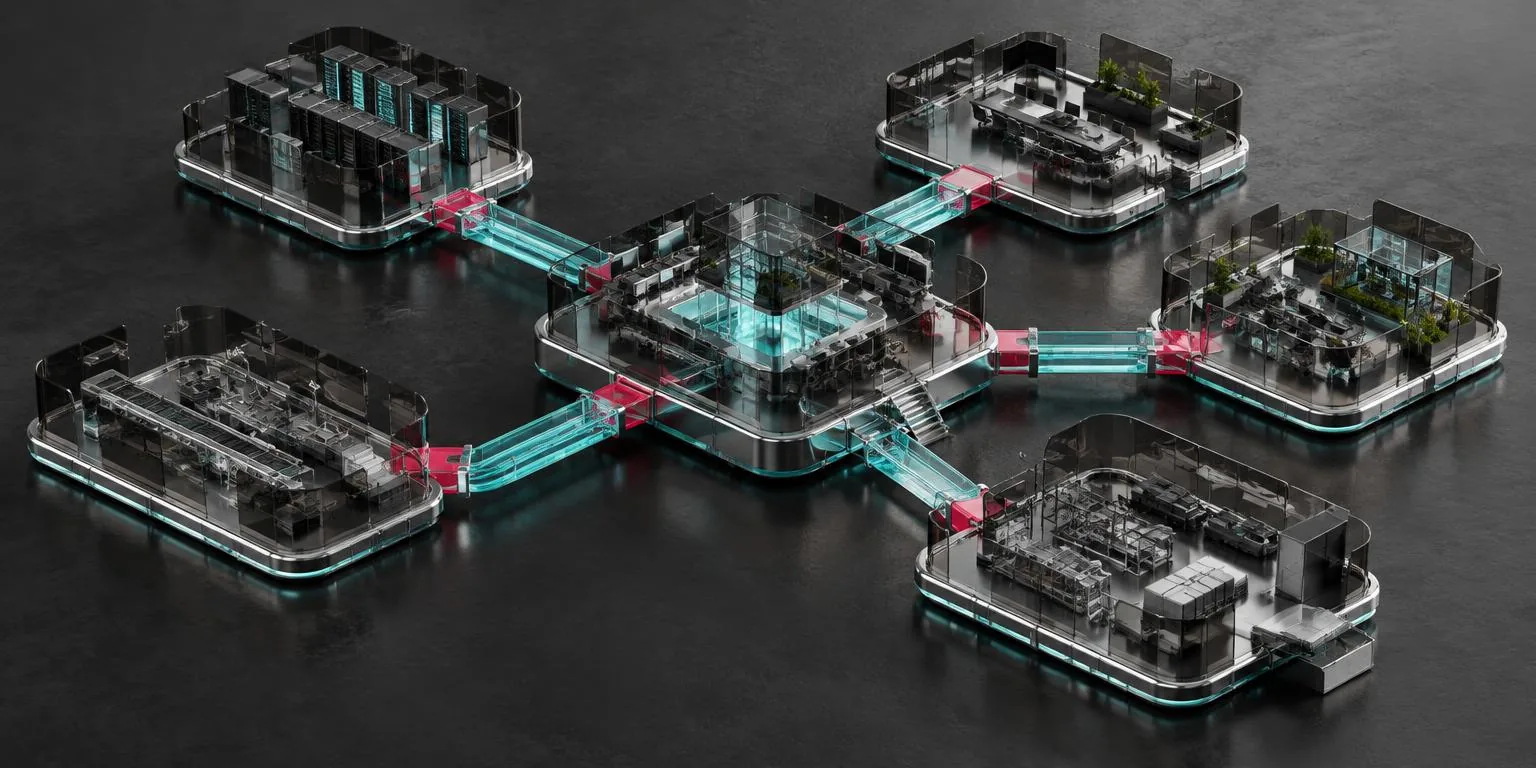 Six connected departments built into one modular architecture